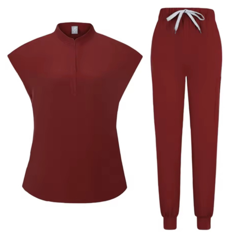 Scrub Women's Burgundy two piece